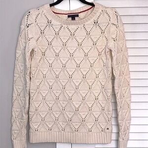 Tommy Hilfiger S/P Gorgeous Cream Knit Sweater